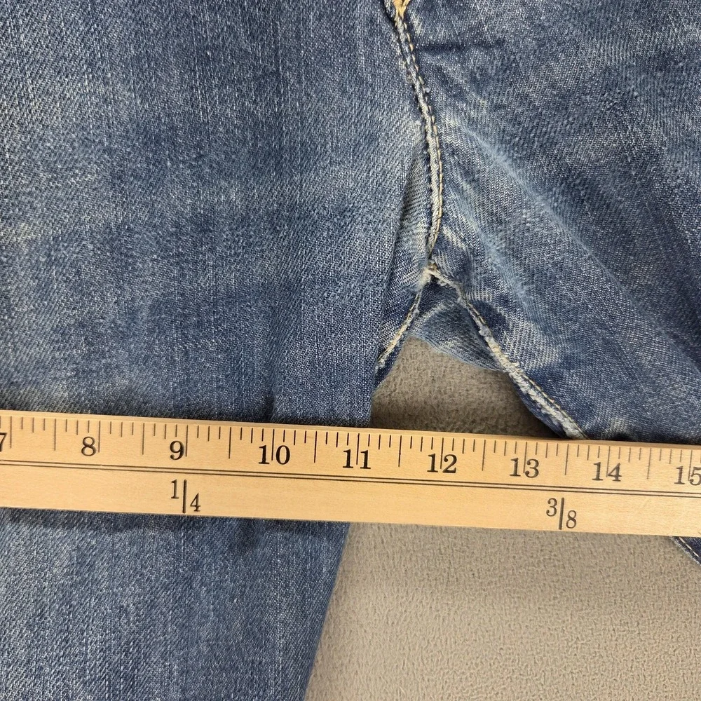 Vintage Levis Engineered Jeans Mens 36x34 Blue Twisted Button Fly Medium Wash